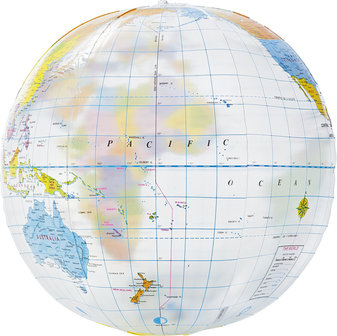 Globe wereldbol strandbal