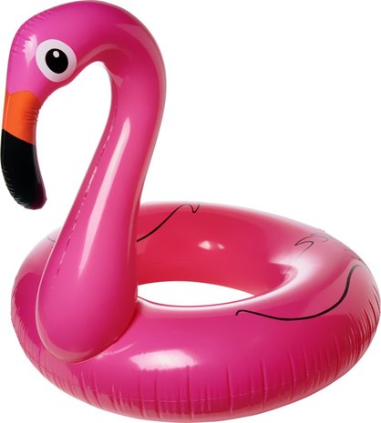 Flamingo opblaasbare zwemband